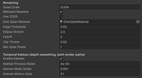 Inspector settings